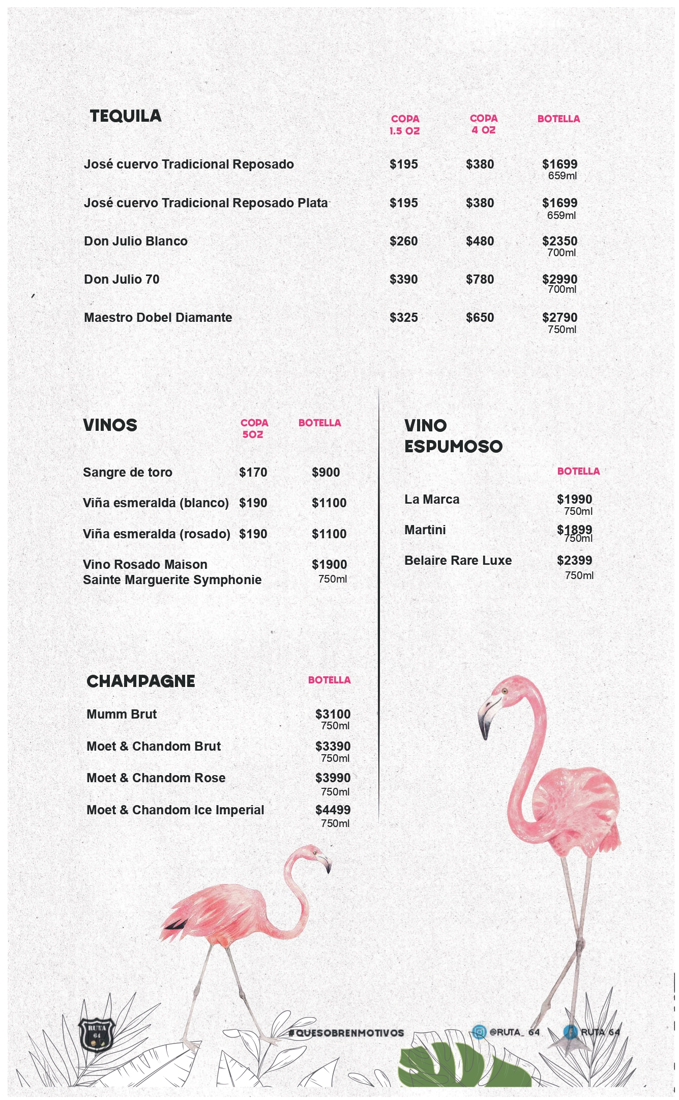 Menu Bebidas 6